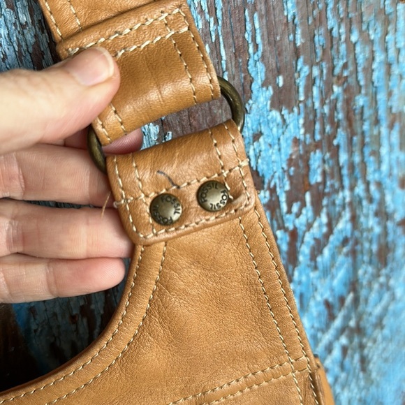 Fossil Everyday Half Flap Cognac Crossbody Handbag - Picture 9 of 13